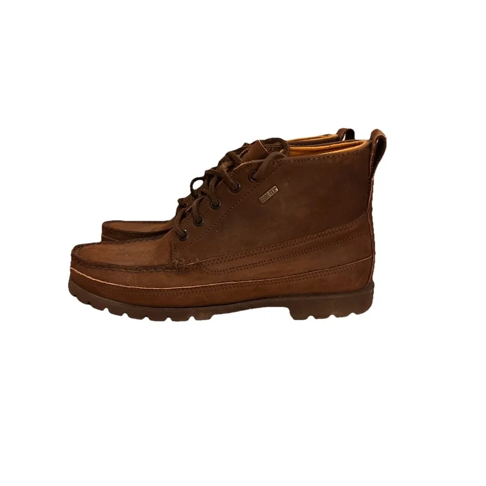 VTG Rocky GoreTex Chukka Boots Brown Leather Gumlite Vibram Workwear Sz 8.5 M